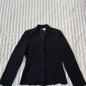Rina Rossi Black Tailored Two-Button Blazer